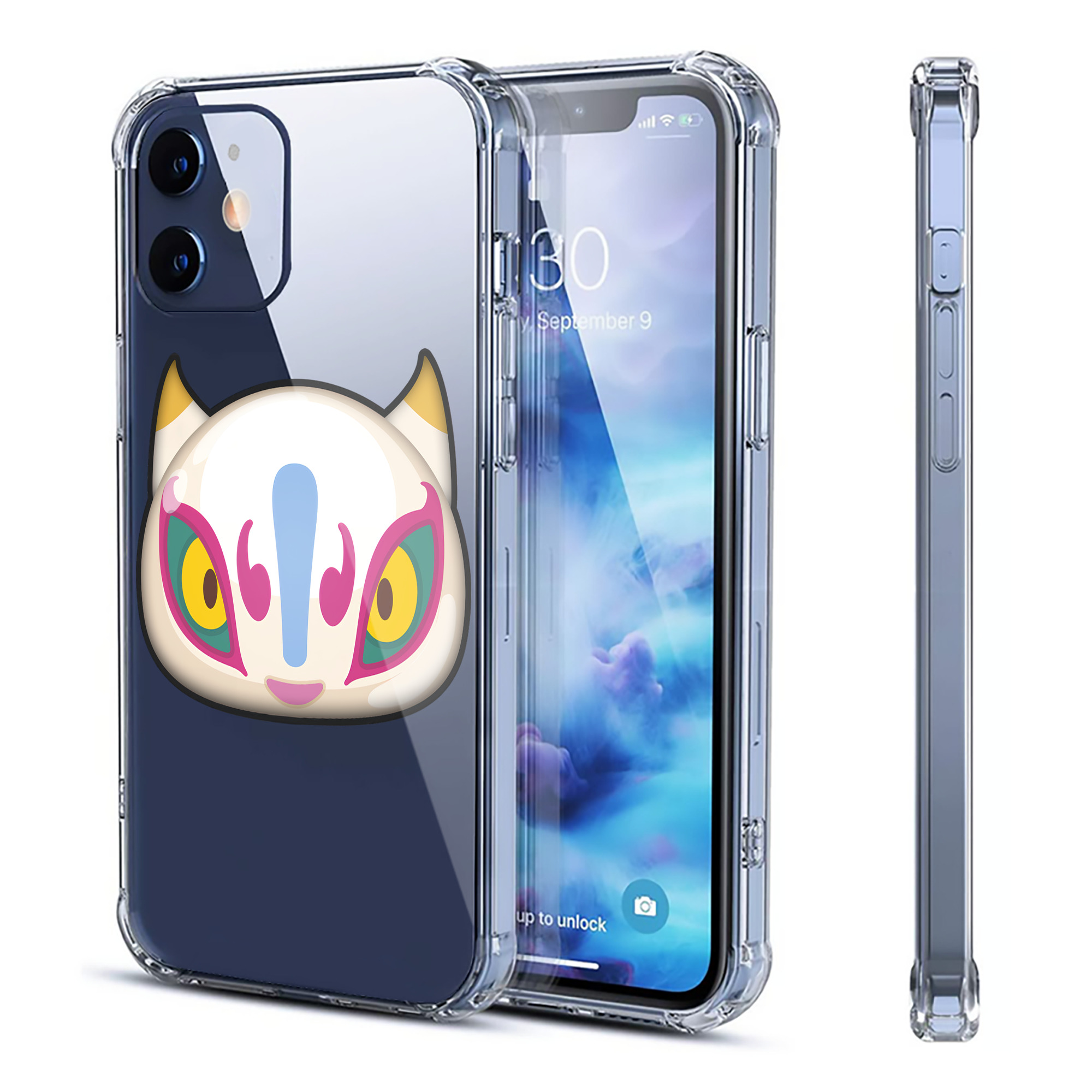 （画像用） 妖怪ウォッチ Yo-kai Watch 【iPhone 12シリーズ対応】透明スマホケース（クリアソフトケース）